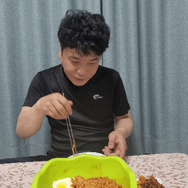  간단한 총각김치 비빔국수 매콤해요