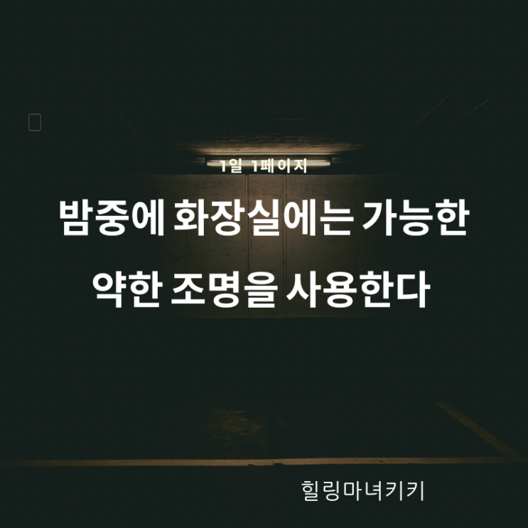  1일 1페이지 ㅡ 87일 풋라이트를 사용한다