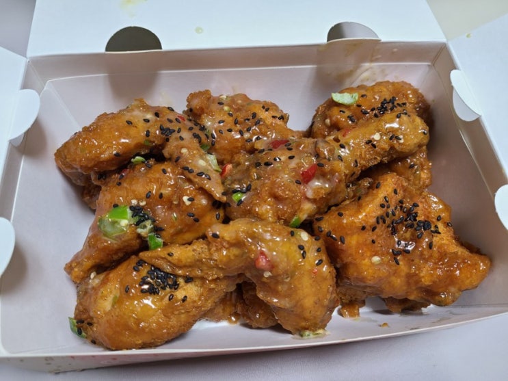  자담치킨 맵슐랭 완전 인생 치킨
