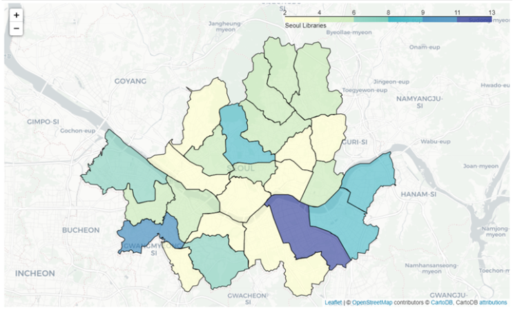  [Folium] Choropleth Map 시각화