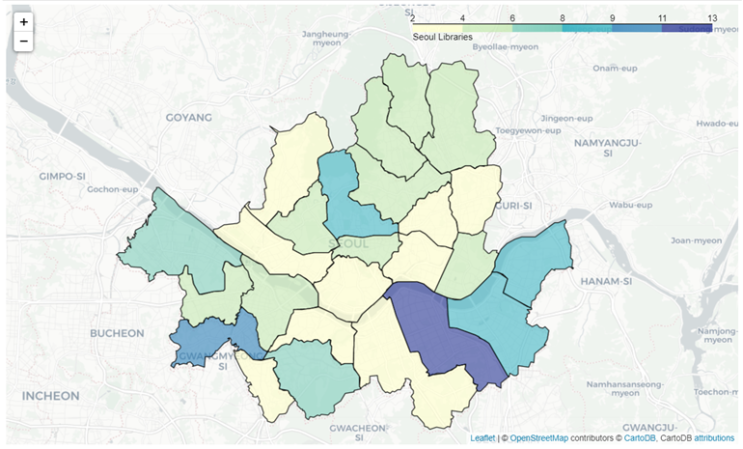 [Folium] Choropleth Map 시각화