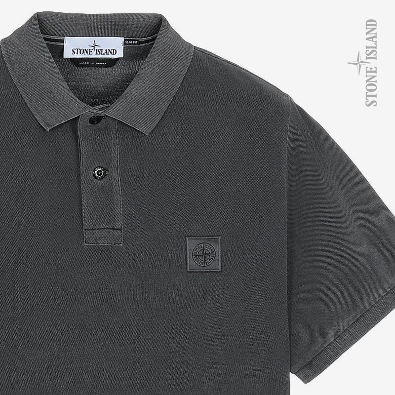 스톤아일랜드 PIGMENT 다이 피케 폴로티셔츠 SG