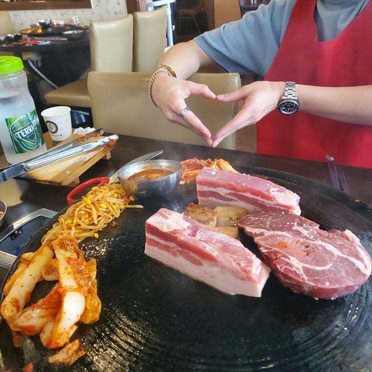  부평 맛집 부평 삼겹살 맛집! :: 동두천솥뚜껑삼겹살 부평점