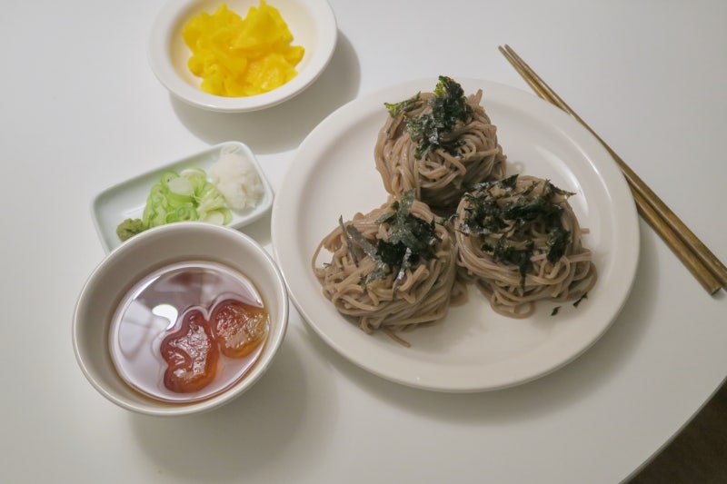 칠갑농산 메밀국수로 시원한 메밀소바 만들기