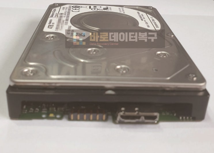  4TB  WD40NDZW 외장하드복구