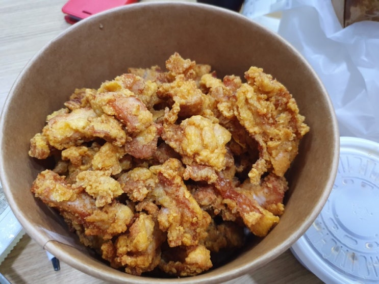  다이어트 시작전 노랑통닭-알싸한 마늘치킨