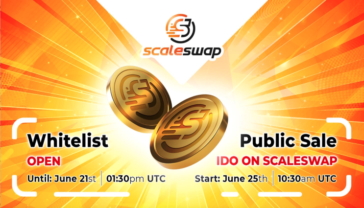 ScaleSwap, 화리 참가신청 시작 ScaleSwap, 화리 참가신청 시작