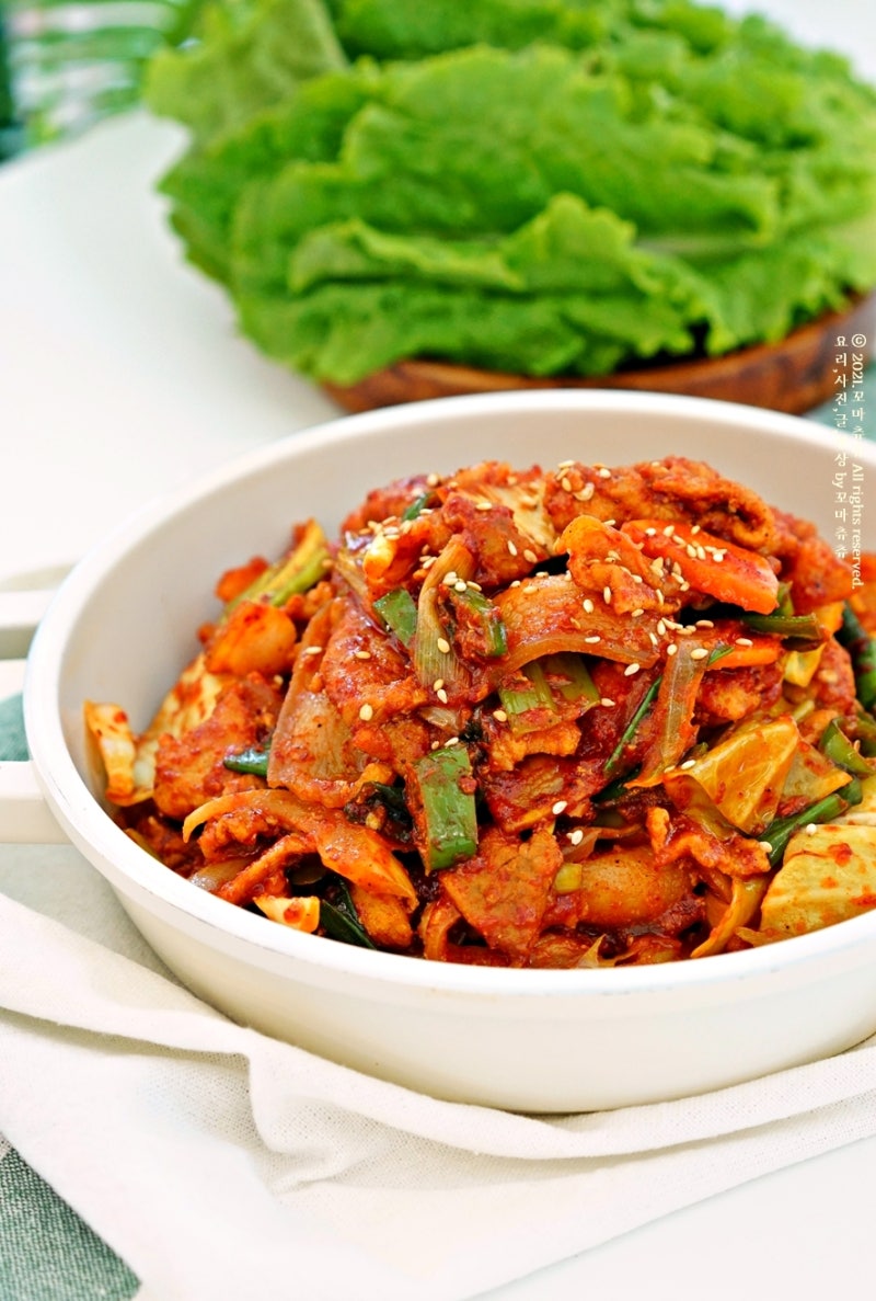 백종원 제육볶음 레시피 더 쉽고 맛있게 만드는 앞다리살 제육볶음 : 네이버 블로그