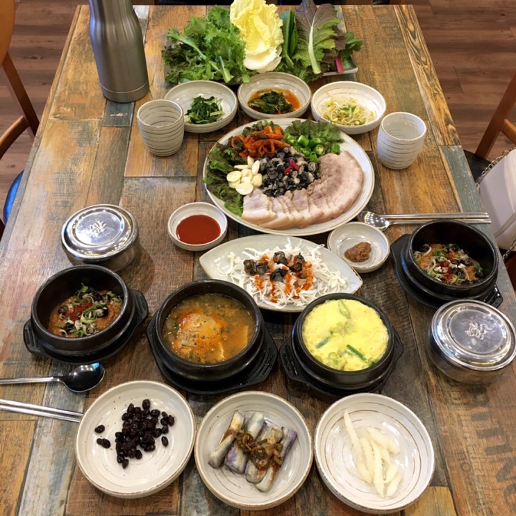  천안 쌈밥 맛집 신방동 우렁이 좋은 날