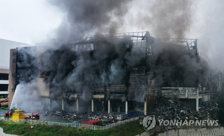 큰불 난 쿠팡 물류창고 DB손보 등에 4천15억 재산보험 가입