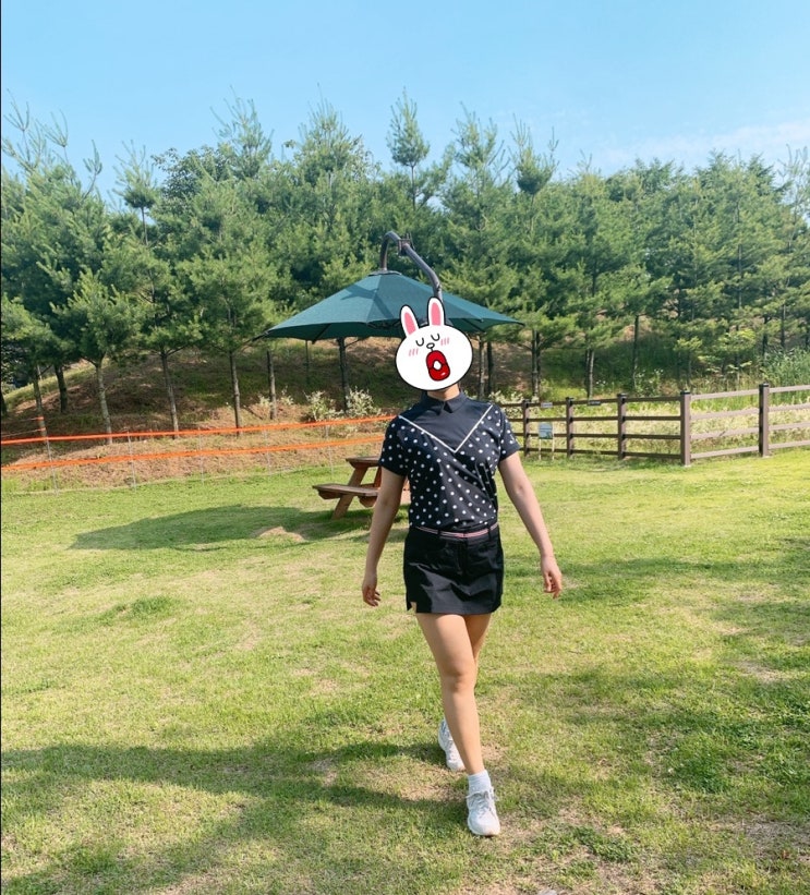 여성골프티셔츠 홀릭앤플레이 도트티셔츠 시원하고 이쁜 여성골프웨어