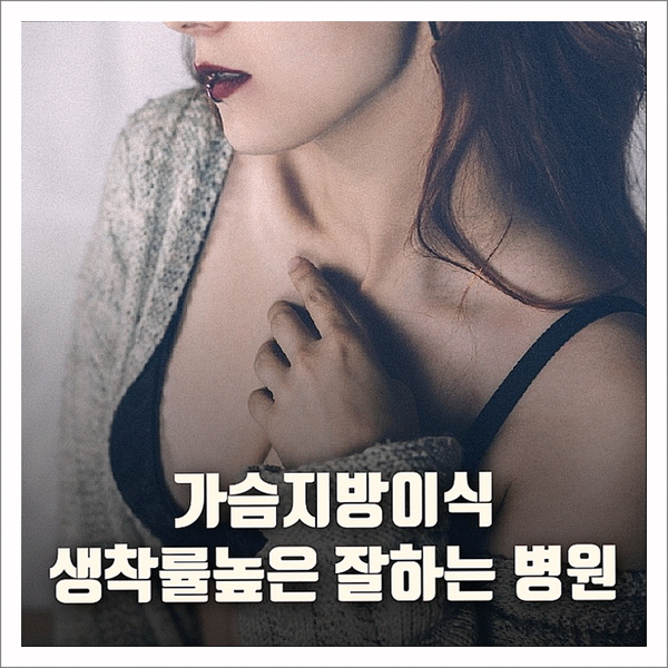  가슴지방이식 생착률높은 잘하는 병원