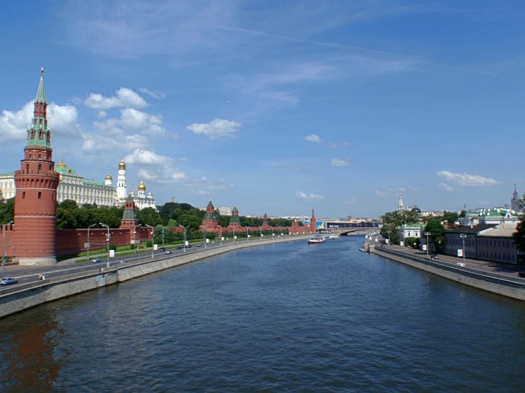 Russia - Moscow 2 모스크바 강변에서 낭만 산책