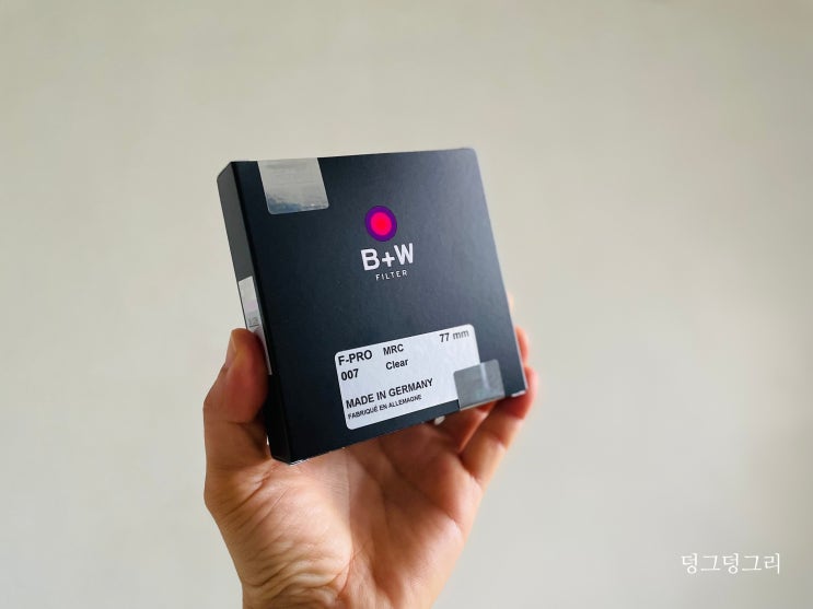  캐논 RF 24-105 렌즈필터 장착 슈나이더 BW 007 구매후기