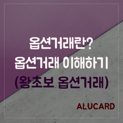  옵션거래란? 완벽이해하기! (왕초보 옵션거래)