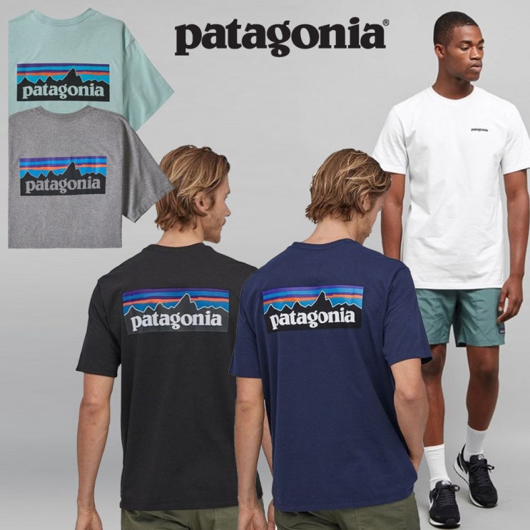 잘팔리는 [미국] 파타고니아 반팔티 로고 티셔츠 Patagonia P-6 Logo T-Shirt 반팔 ···
