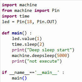 ESP32보드에서 Deep Sleep모드 및 Wake Up 구현하기 (feat. micropython) ESP32보드에서 Deep Sleep모드 및 Wake Up 구현하기 (feat. micropython)