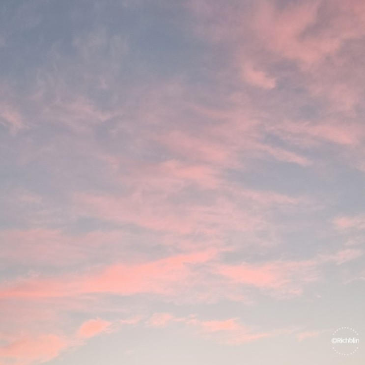 2021.6.19: 핑크빛 하늘, 나의 하늘은, 6월의 시, 이해인