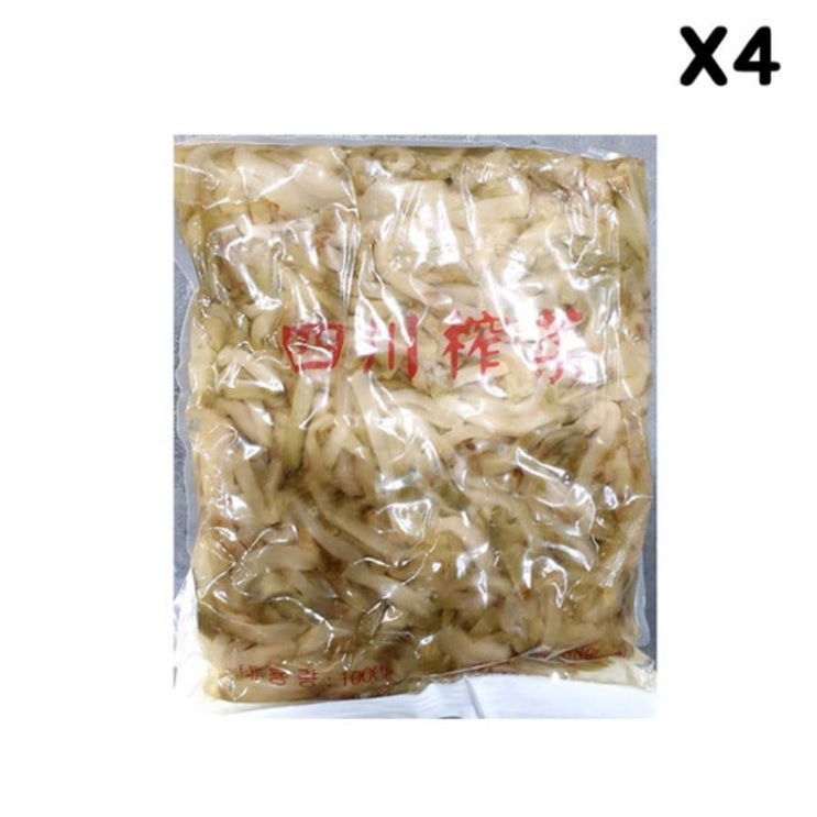 가성비갑 짜사이채(대화 1kg) x4개 중국집밑반찬짜샤이 짜차이, 상세페이지 참조 추천해요 가성비갑 짜사이채(대화 1kg) x4개 중국집밑반찬짜샤이 짜차이, 상세페이지 참조 추천해요