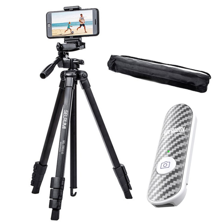 가성비갑 셀루미 최장 158cm 스마트폰 DSLR 삼각대 세트, SEL-TRD310(삼각대), SEL-ST200V(리모컨 화이트) 추천합니다 가성비갑 셀루미 최장 158cm 스마트폰 DSLR 삼각대 세트, SEL-TRD310(삼각대), SEL-ST200V(리모컨 화이트) 추천합니다