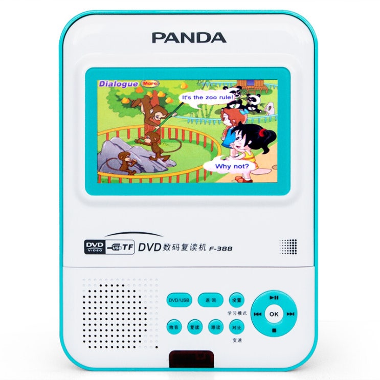  갓성비 좋은 판다 (panda) f - 388 편의 형 dvd 플레이어 영상 재생 기 학생 영어 학습, 1개 추천해요