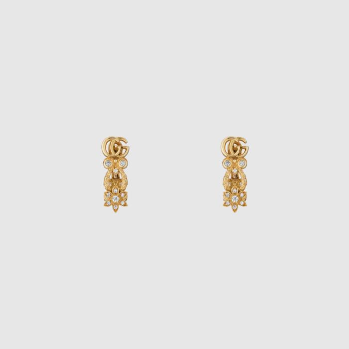 인기있는 Gucci Flora 18k earrings diamond 628021 J8540 8000 추천해요