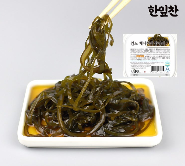 잘나가는 완도 채다시마장아찌 150g x2팩 명품반찬 한잎찬 ···