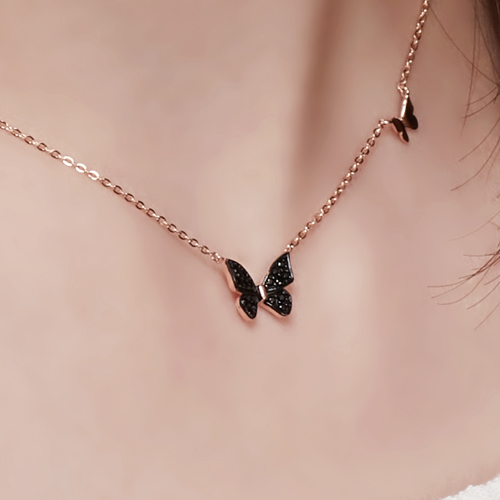 잘팔리는 14k/18k 블랙나비 큐빅 신함마링 체인 목걸이 추천해요 잘팔리는 14k/18k 블랙나비 큐빅 신함마링 체인 목걸이 추천해요