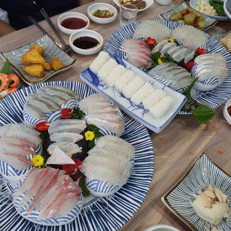  부산 민락회센터 9층 오륙도횟집갈때마다 코스요리로 대만족