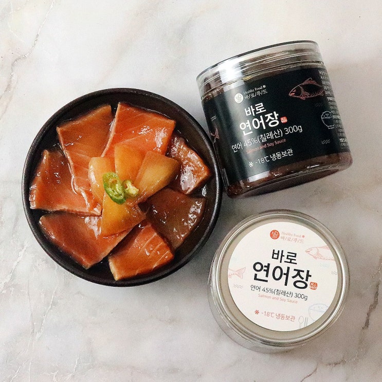 많이 찾는 바로푸드 올바로 일식 셰프 특제 간장 연어장, 300g, 3개 좋아요