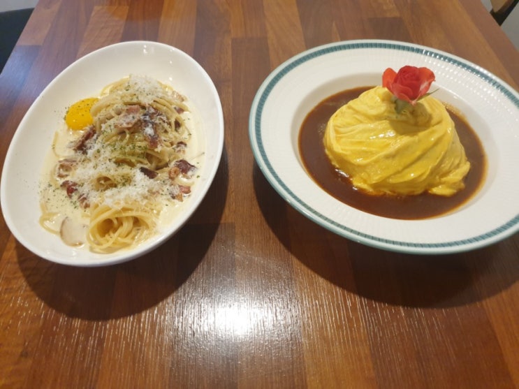  비주얼과 가성비, 맛까지 삼박자를 갖춘 오므라이스 운정 맛집; 화려한 경양식