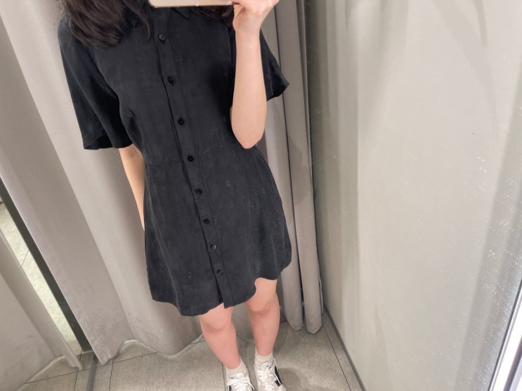 자라 ZARA 스타필드 코엑스몰점 블랙셔츠원피스 쇼핑