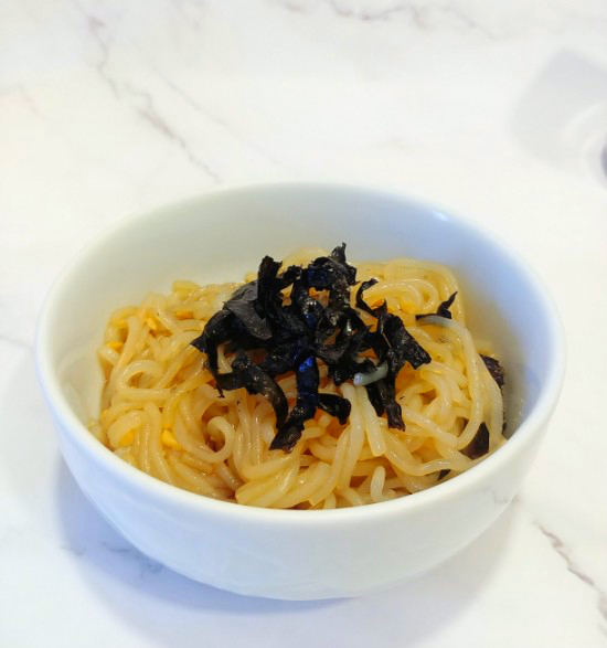 간장맛 실곤약 비빔국수 만들기(키토/저탄고지)
