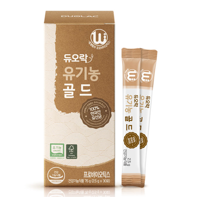 인기 급상승인 듀오락 유기농 골드 프로바이오틱스 30p, 1개, 75g 좋아요 인기 급상승인 듀오락 유기농 골드 프로바이오틱스 30p, 1개, 75g 좋아요