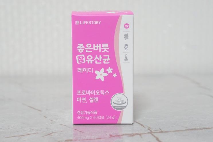  여성유산균, 아연질유산균, 라이프스토리 '좋은버릇 참유산균 레이디'