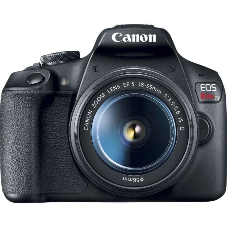 갓성비 좋은 캐논 EOS Rebel T7 DSLR 카메라 EF-S 18-55mm 1 3.5-5.6 IS II 렌즈 포함, 2727C002 ··· 갓성비 좋은 캐논 EOS Rebel T7 DSLR 카메라 EF-S 18-55mm 1 3.5-5.6 IS II 렌즈 포함, 2727C002 ···