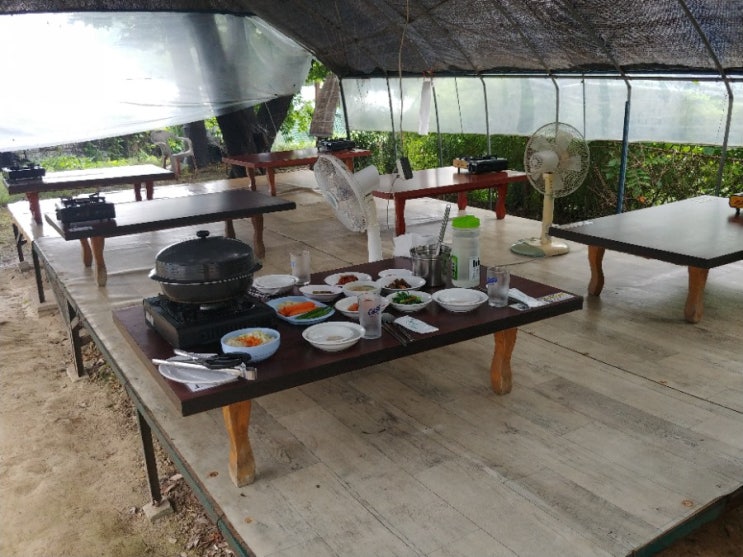 계양산 오리한방백숙 맛집 숲속의 연못