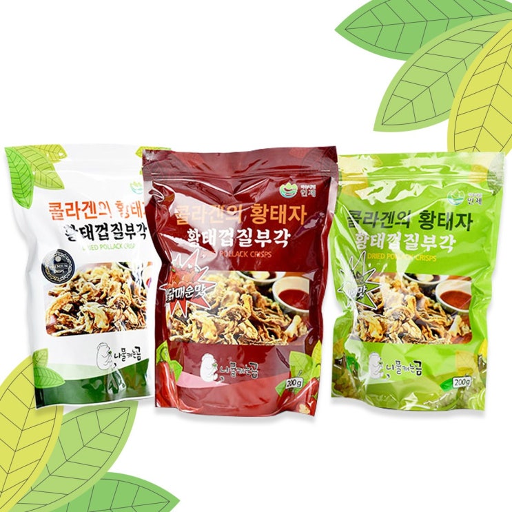 가성비 뛰어난 콜라겐의 황태자 이시영 황태껍질 부각 튀각 명태껍질 튀김 200g 오리지널맛 와사비맛 불닭매운맛, 나물캐는곰 황태껍질부각 와사비맛200g ··· 가성비 뛰어난 콜라겐의 황태자 이시영 황태껍질 부각 튀각 명태껍질 튀김 200g 오리지널맛 와사비맛 불닭매운맛, 나물캐는곰 황태껍질부각 와사비맛200g ···
