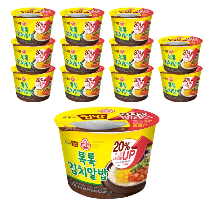 많이 찾는 오뚜기 맛있는 컵밥 톡톡김치알밥, 192g, 12개 추천합니다 많이 찾는 오뚜기 맛있는 컵밥 톡톡김치알밥, 192g, 12개 추천합니다