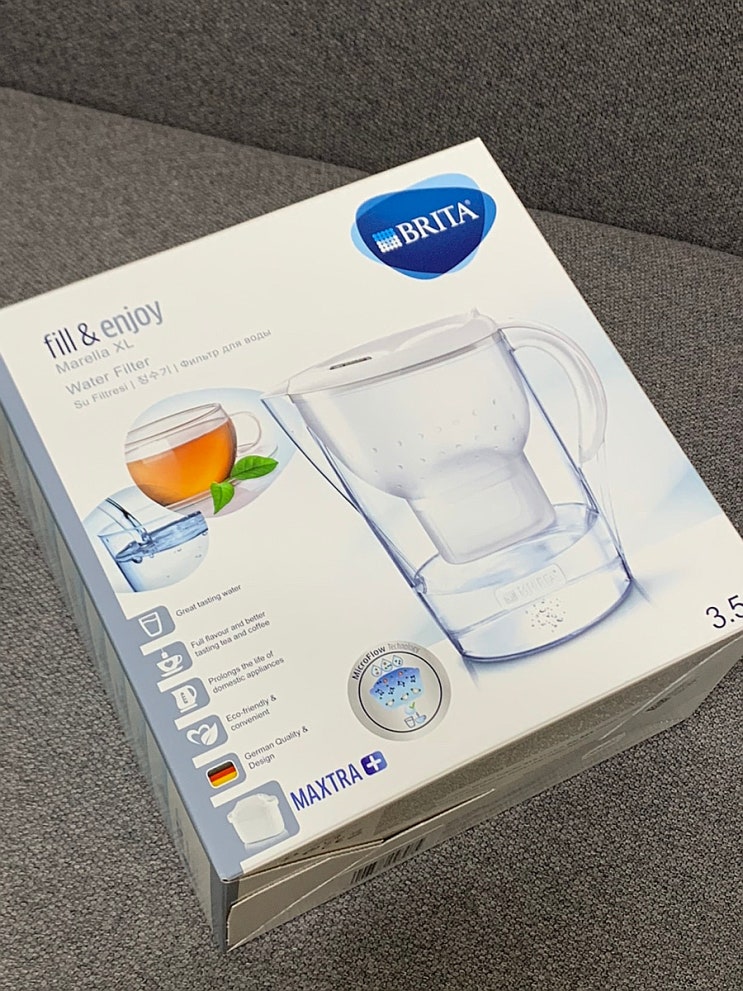  BRITA MARELLA XL :: 브리타정수기 사용방법 및 장단점 후기, 환경보호하면서 깨끗한 물 마시자! 자취생들 필수템 추천