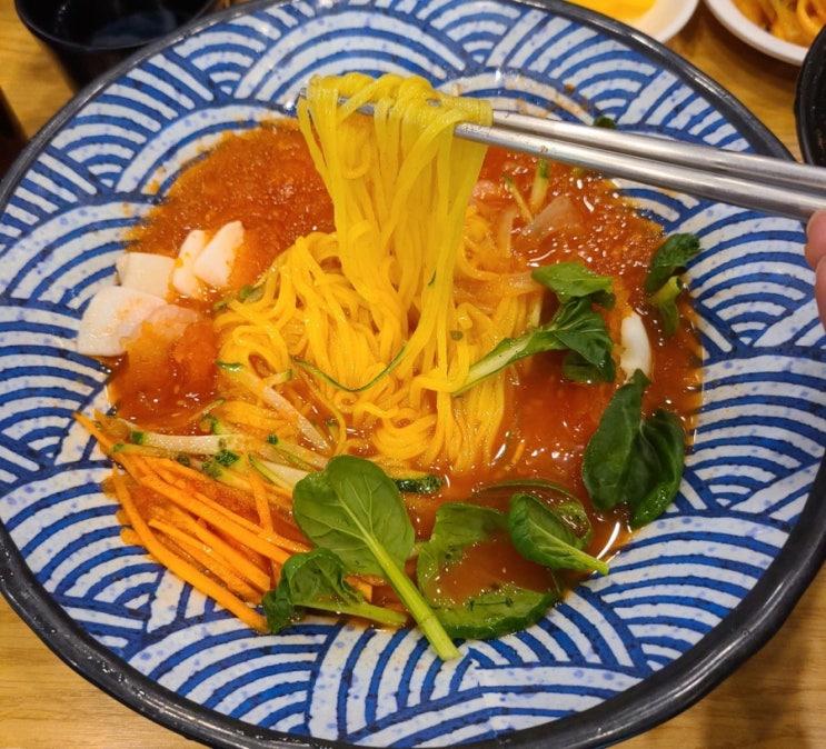  군자 하오츠 방문 후기 냉짬뽕 맛집