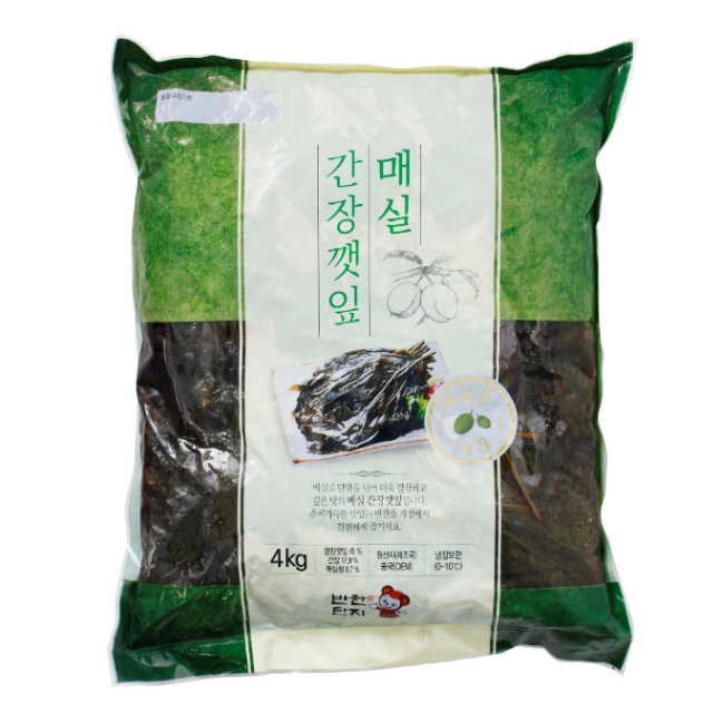 인지도 있는 반찬단지 매실 간장깻잎 4kg 좋아요 인지도 있는 반찬단지 매실 간장깻잎 4kg 좋아요