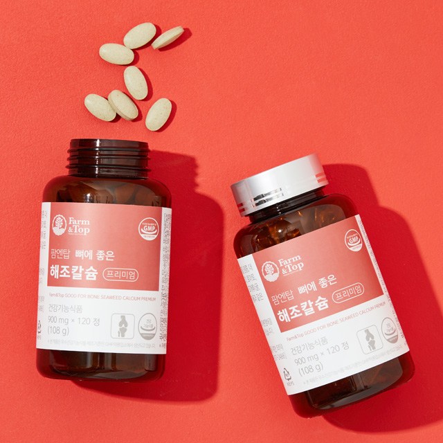 선호도 좋은 팜엔탑 뼈에 좋은 해조 칼슘 치아 잇몸 영양제 (1개월분), 900mg, 120정 ··· 선호도 좋은 팜엔탑 뼈에 좋은 해조 칼슘 치아 잇몸 영양제 (1개월분), 900mg, 120정 ···