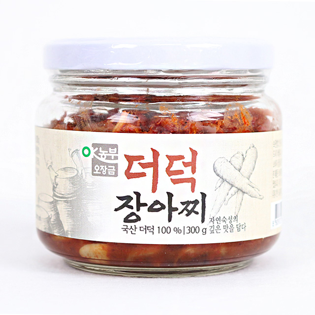 요즘 인기있는 [산지직송]유기농 더덕으로 담근 더덕장아찌 400g, 단품 추천합니다