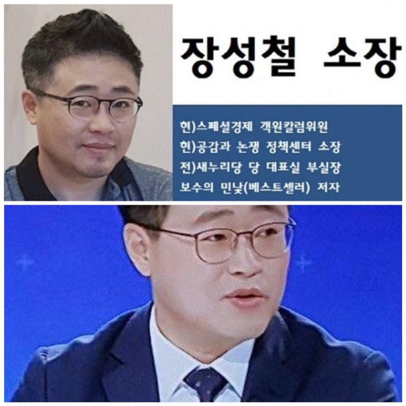정치평론가 장성철 나이•학력•고향•경력•프로필 공감과 논쟁 윤 전 총장 X파일 입수 사....