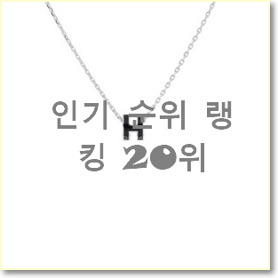  소문난 에르메스목걸이 탑20 순위 인기 가성비 순위 20위