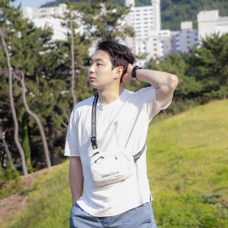  디스커버리 슬링백, 남자 여행용 가방과 등산 힙색을 함께!