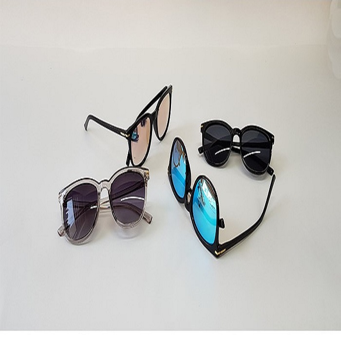 최근 인기있는 하프 선글라스 레이벤스타일 패션선글라스 남녀공용선글라스 블랙선글라스 자외선차단 썬글라스 여자선글라스 남자선글라스 커플선글라스 가벼운 -색상4종 ···