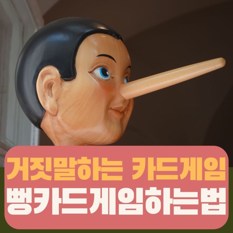  뻥카드 하는법 거짓말하는 카드게임