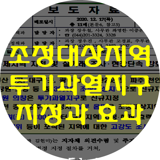  조정대상지역과 투기과열지구는 어떻게 지정되고 현재 지정된 지역은?